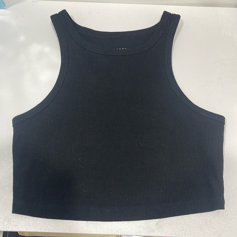 Wild Fable Cropped Tank Black Size S